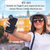 BOYA BY-M3 microfoon Zwart Lavalier-/reversmicrofoon - thumbnail