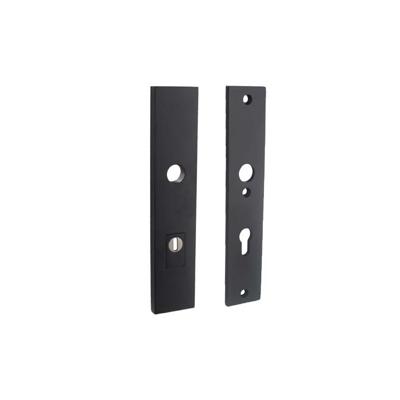 Intersteel Veiligheidsschilden SKG3 rechthoekig doorgaand PC72mm kerntrekbeveiliging - mat zwart