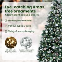 VidaXL Kunstkerstboom groen 240 cm pvc en staal en kunststof - thumbnail