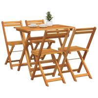 Bistroset 5 pcs Olie naturel Massief Acaciahout - thumbnail