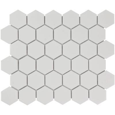 Mozaiek Barcelona Hexagon Extra Wit 5,1x5,9