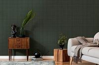 Architects Paper Art of Eden - Groen - Geruit Behang - 390643 - thumbnail