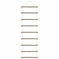 VidaXL Wanddecoratie laddervormig 50x150 cm naturel tak - thumbnail