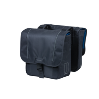 Basil sport design dubbele fietstas grijs - thumbnail