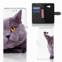 Samsung Galaxy J4 Plus (2018) Telefoonhoesje met Pasjes Kat - thumbnail