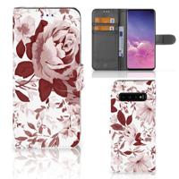 Hoesje Samsung Galaxy S10 Watercolor Flowers - thumbnail