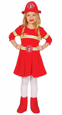 Brandweer meisjes kostuum