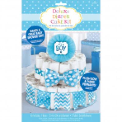 Amscan Diy pakket luiertaart its a boy set van 4 | 24 stuks
