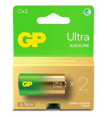 C Baby batterij GP Alkaline Ultra 1,5 V 2 stuks