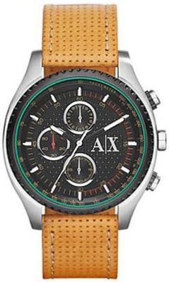 Horlogeband Armani Exchange AX1608 Leder Cognac 22mm Horlogeband Armani Exchange AX1608 Leder Cognac 22mm