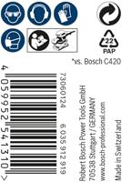 Bosch Accessoires Expert M480 schuurnetrol 115 mm, 5 m, K400 - 1 stuk(s) - 2608900793 - thumbnail