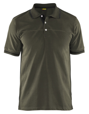 Blåkläder Poloshirt 33891050 | Groen/Zwart | Maat 4XL - 7330509553480