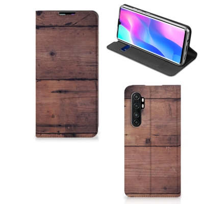 Xiaomi Mi Note 10 Lite Book | Wallet Case | Old Wood