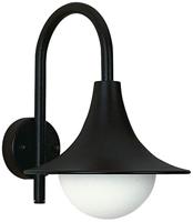Albert Wandlamp buiten downLanor 37cm - zwart - 660669 - thumbnail