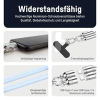 Ansmann 1700-0191 USB-C-kabel USB-C stekker 1.2 m Blauw - thumbnail