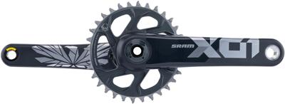 SRAM crankstel "x01 eagle" crankset x01 eagle 32t 175mm lunar polar