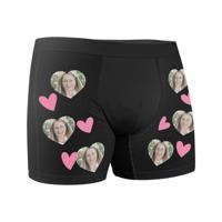 Boxershort bedrukken - M - Zwart - thumbnail