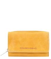Cowboysbag leren portemonnee Purse Warkley geel - thumbnail