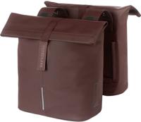 Basil tas city dubbel vegan leather | roasted brown - thumbnail