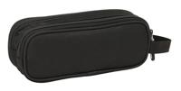 Pennenetui met 2 vakken Kappa Dark Zwart 21 x 8 x 6 cm - thumbnail