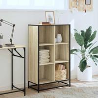 Boekenkast 65,5x33x107,5 cm bewerkt hout sonoma eikenkleurig - thumbnail