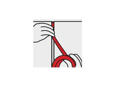 Afplaktape tesa economy 30mmx50m geel