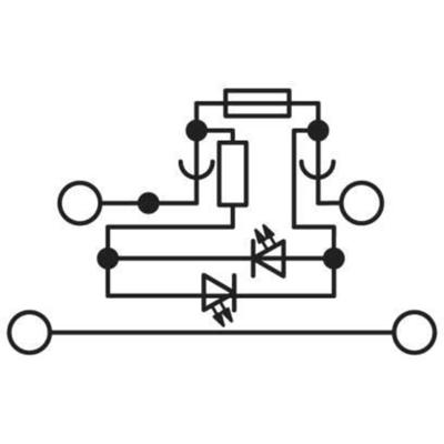 Phoenix Contact 3026654 Zekering-serieklem 8.2 mm Schroeven Zwart 50 stuk(s)