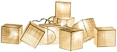 HQ Diverse lichtslinger vierkant 10 led HQ Diverse lichtslinger vierkant 10 led