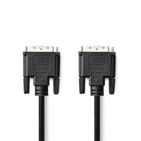 Nedis CCGP32001BK100 Dvi-kabel Dvi-d 24+1-pins Male Dvi-d 24+1-pins Male 10,0 M Zwart - thumbnail