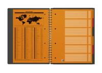 Oxford INTERNATIONAL organiserbook, 160 bladzijden, ft A4+, geruit 5 mm - thumbnail