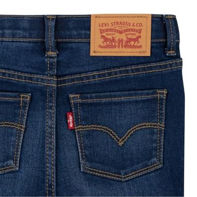 Super skinny jeans voor meisjes LVB 710 Levi's® ongewassen denim