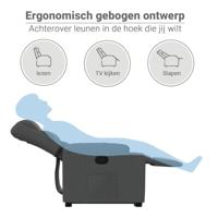 Sta-op-stoel verstelbaar stof donkergrijs - thumbnail