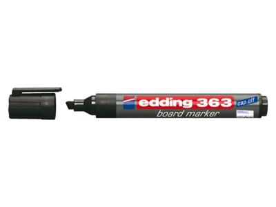 Whiteboardmarker edding 363 schuin 1-5mm zwart | 10 stuks