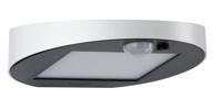 Paulmann 94247 Ryse Wandlamp op zonne-energie met bewegingsmelder Energielabel: A (A - G) 1.2 W Warmwit Wit - thumbnail