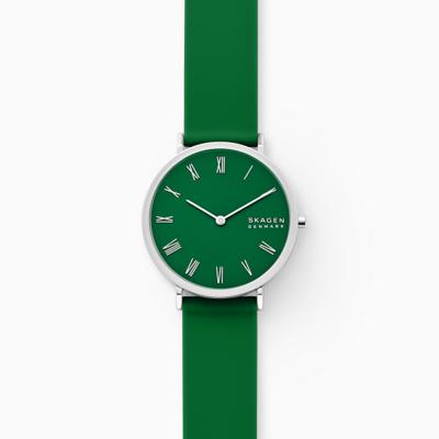 Horlogeband Skagen SKW2884 Silicoon Groen 16mm