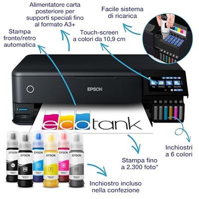 Epson EcoTank Photo ET-8550 All-in-one inkjet printer Zwart - thumbnail