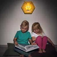 Varta Wandlamp Nachtlamp Maya de Bij voor kinderen met timer - Draadloos op batterijen - Geel - thumbnail