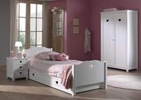 Vipack bed Amori - wit - 90x200 cm - thumbnail