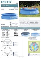 Intex easy set zwembad 366 x 76 cm -zonder filterpomp - thumbnail