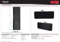 Gator Cases GWE-JAG houten koffer voor Jazzmaster, Jagmaster & Jaguar - thumbnail