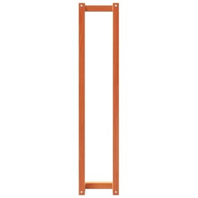 VidaXL Handdoekenrek 23x18x110 cm massief grenenhout wasbruin VidaXL Handdoekenrek 23x18x110 cm massief grenenhout wasbruin