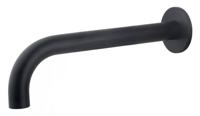 Wiesbaden Wastafelkraan Uitloop Rond 26,3 cm Mat Zwart - thumbnail