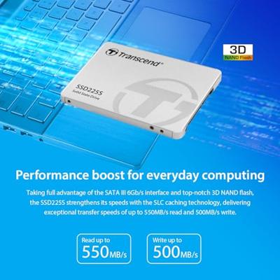 Transcend SSD225S 500 GB Harde schijf (2.5 inch) SATA III Retail TS500GSSD225S