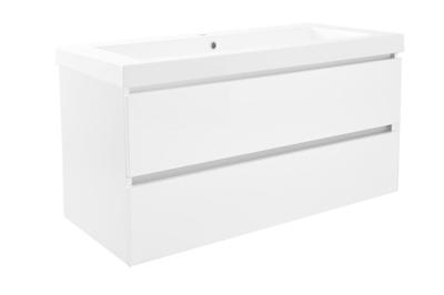 Onderkast Wiesbaden Vision 100x46 Wit (2 laden) Onderkast Wiesbaden Vision 100x46 Wit (2 laden)