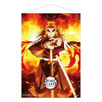 Demon Slayer: Kimetsu no Yaiba Wallscroll Kyojuro Rengoku 50 x 70 cm - thumbnail