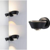 Paulmann 79769 Wandspot LED vast ingebouwd 9 W LED Zwart - thumbnail