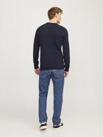 Jack & Jones Jjeglobe Knit Crew Neck Noos Trui Mood Indigo - thumbnail