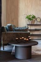 Dutchbone Salontafel 'Winston' Metaal, 70cm - thumbnail