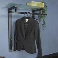 Wandkapstok Bavo Zwart - thumbnail