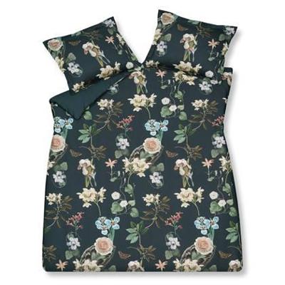 Dekbedovertrek Paradiso Blue Ink | Blauw | Satijnkatoen